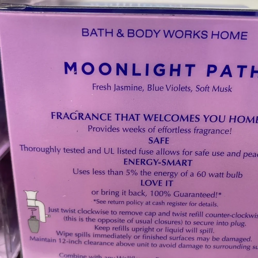 DAMAGED Bath & Body Works Wallflowers Moonlight Path 8-2 Packs DISCONTINUED